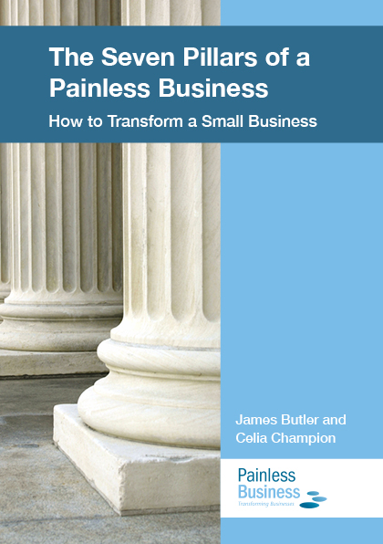 Seven Pillars of a Painless Business Book Front Cover